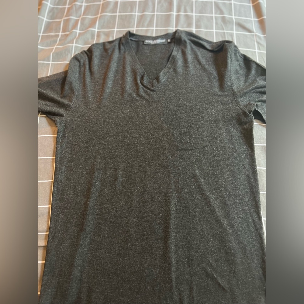 Dolce &  Gabbana V-Neck Tshirt